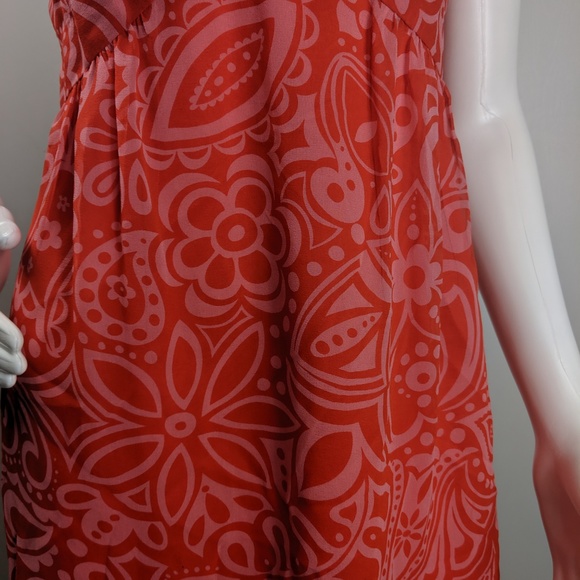 Anna Sui for Anthro 100% silk dress size 4 - Picture 3 of 8